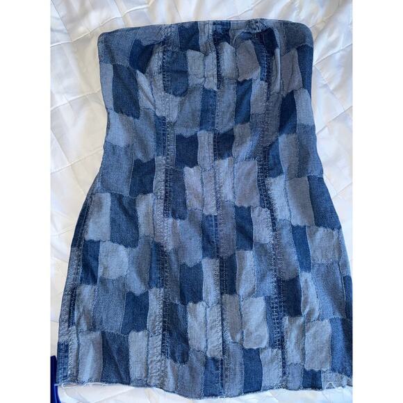 WILD FABLE PATCHWORK DRESS size S Small - Picture 1 of 4